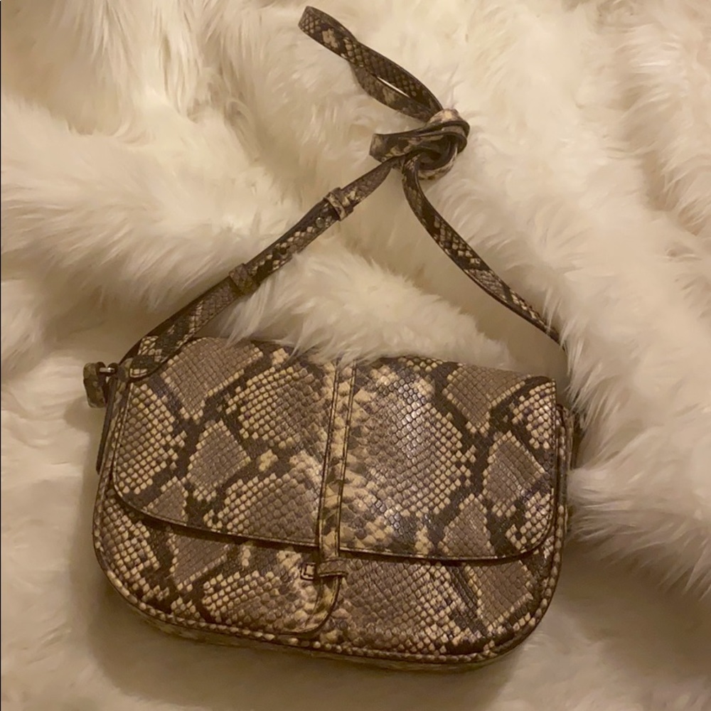 Banana republic snake bag